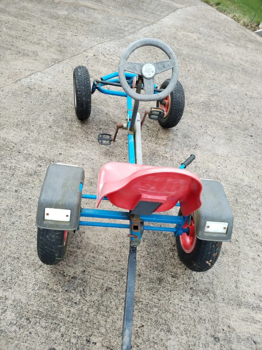 Berg go kart with second seat and trailer - Image 1