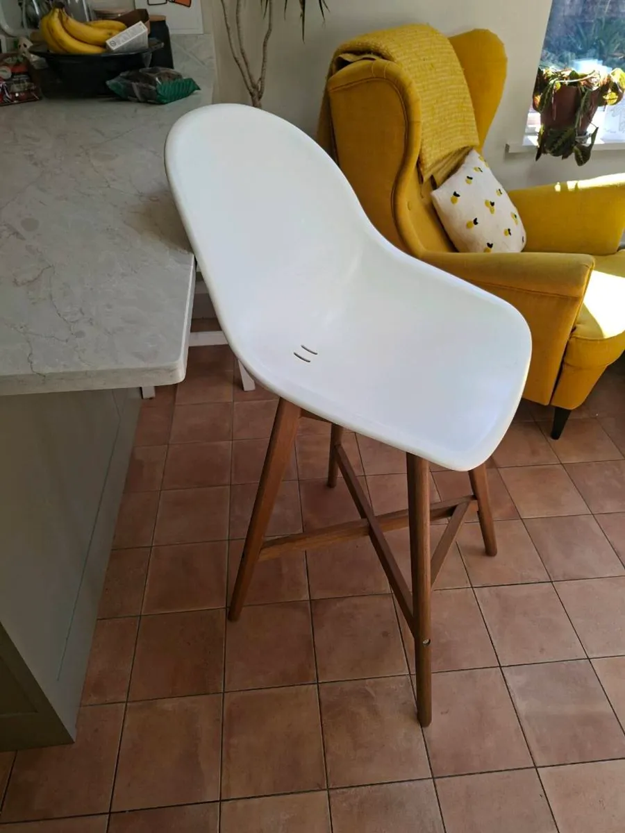 Tall bar stool x 2 (kitchen island) - Image 2