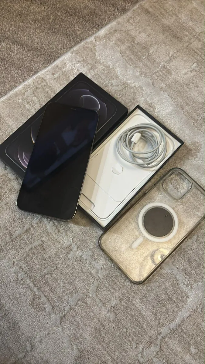 iPhone 12 Pro Max sim free 128GB with box mint co - Image 1