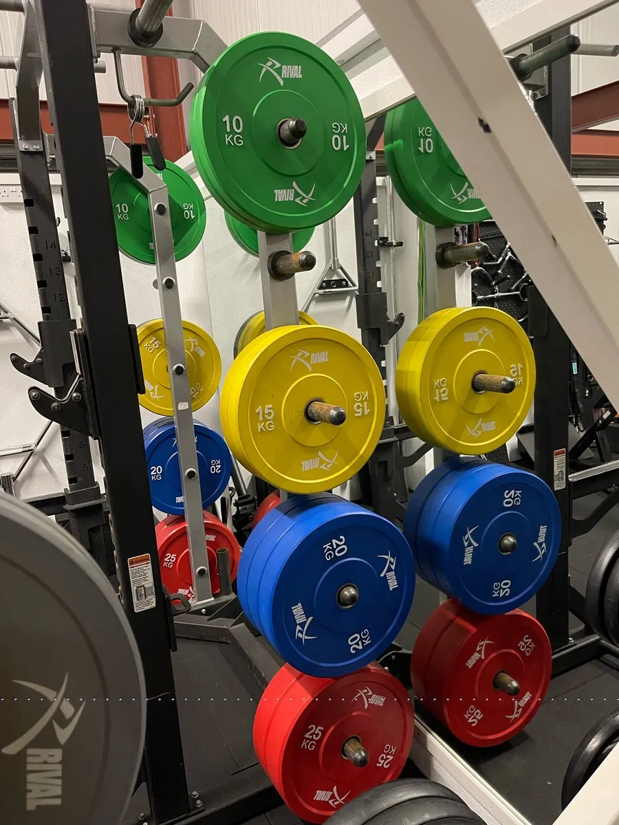 150kg Rival Bumper Plate Set - Image 1