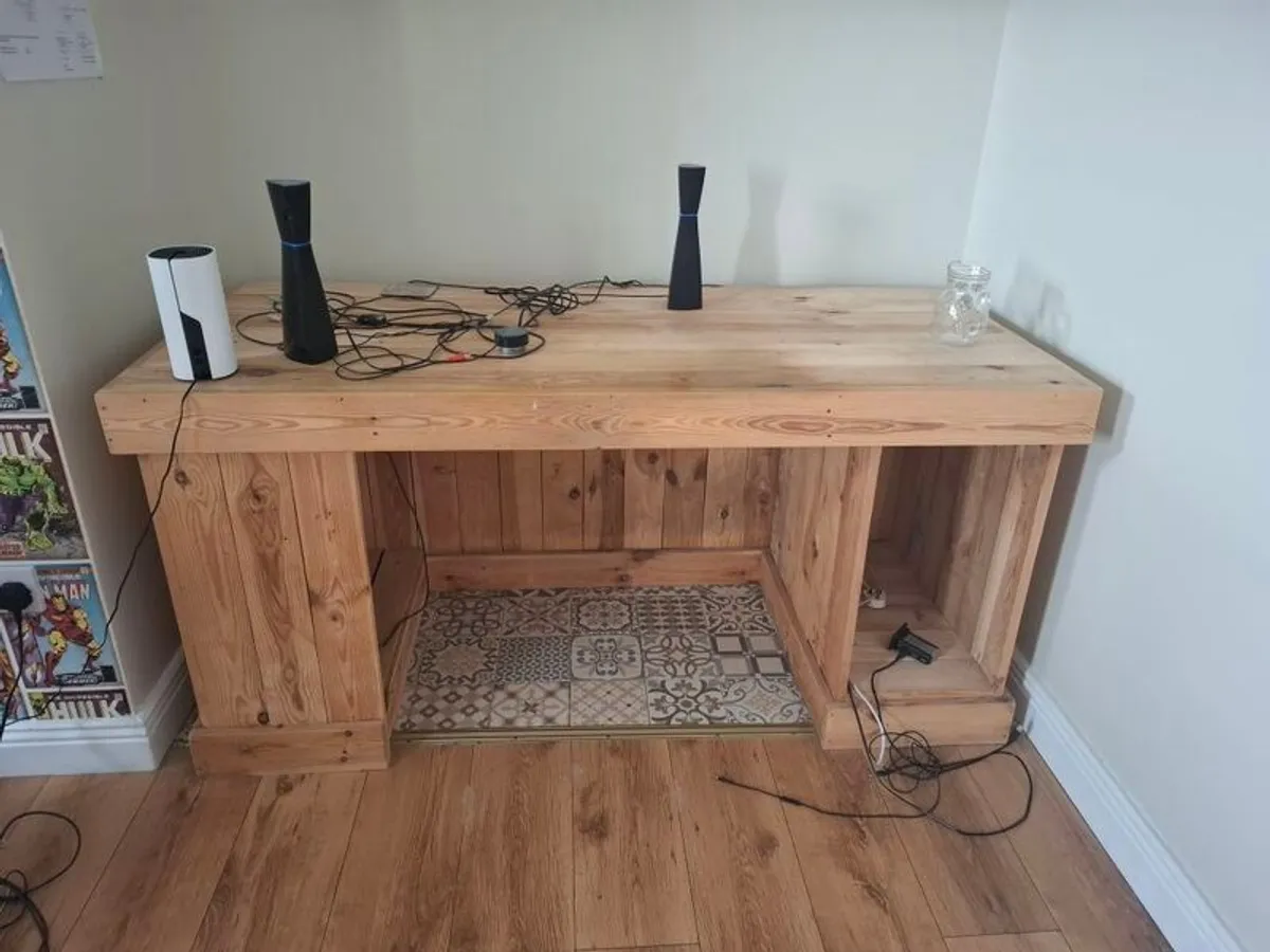 office desk pallet wood - Image 1