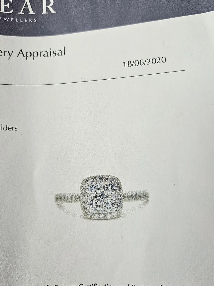 18ct gold 1ct diamond ring - Image 3