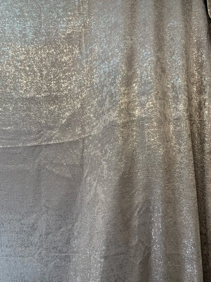 Grey Metallic Curtains 65 x 90 inches - Image 4