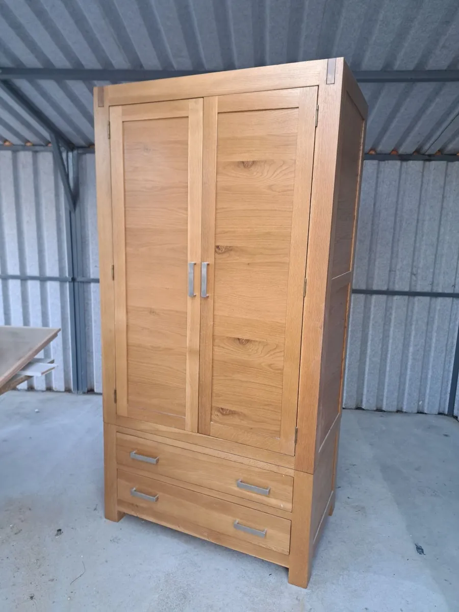 Solid wood wardrobe - Image 1