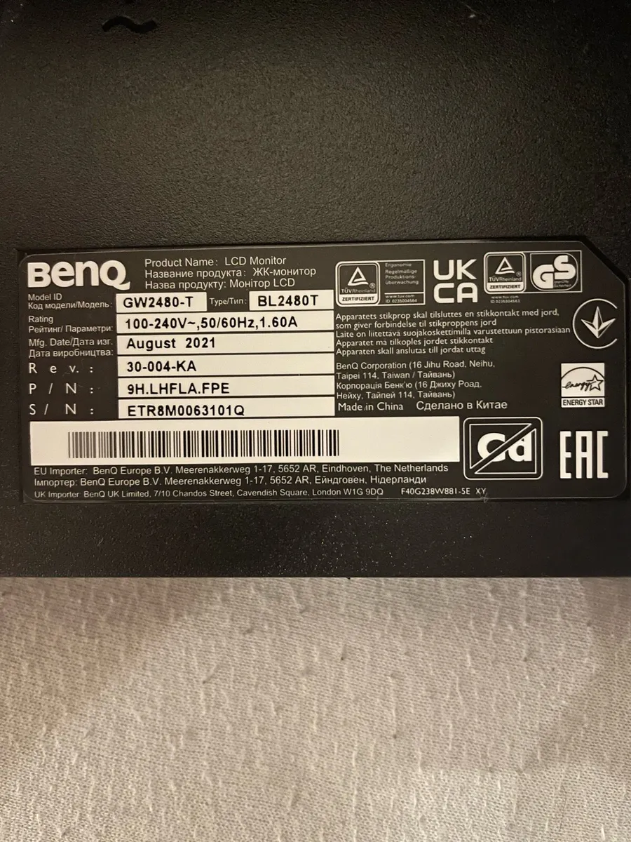 Monitor BENQ BL2480T - Image 2