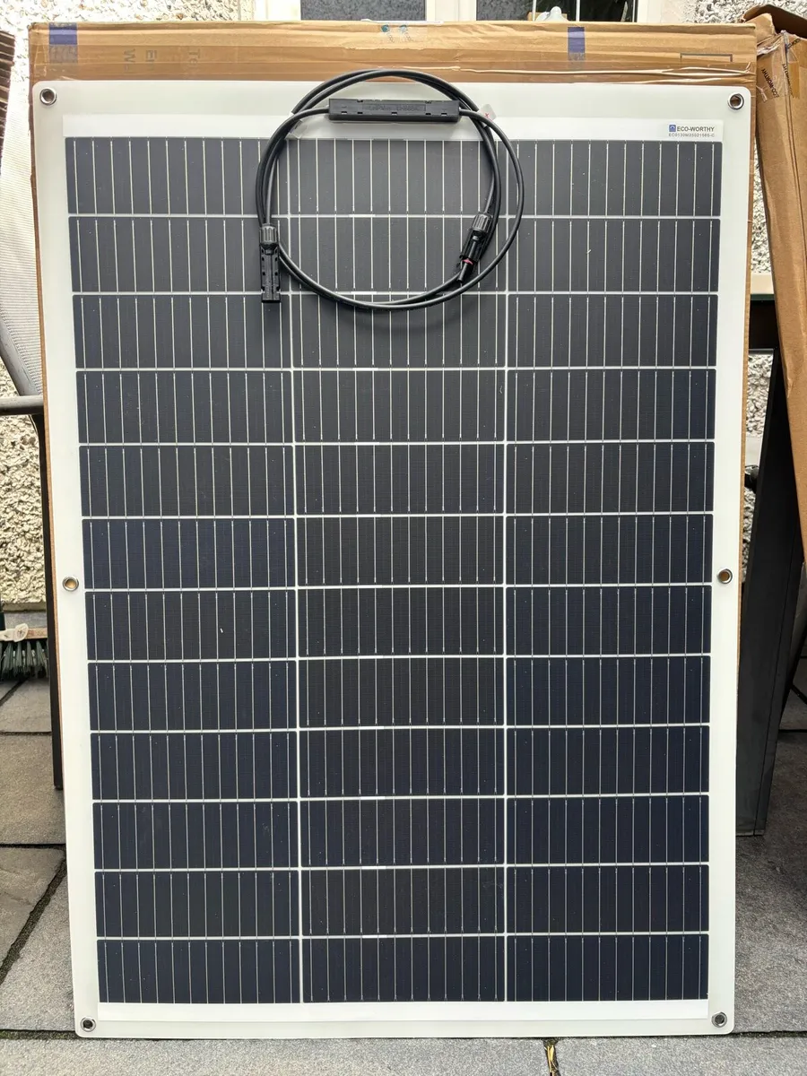Flexible Solar Panel Kit 130W 12V for Camper Boat - Image 1