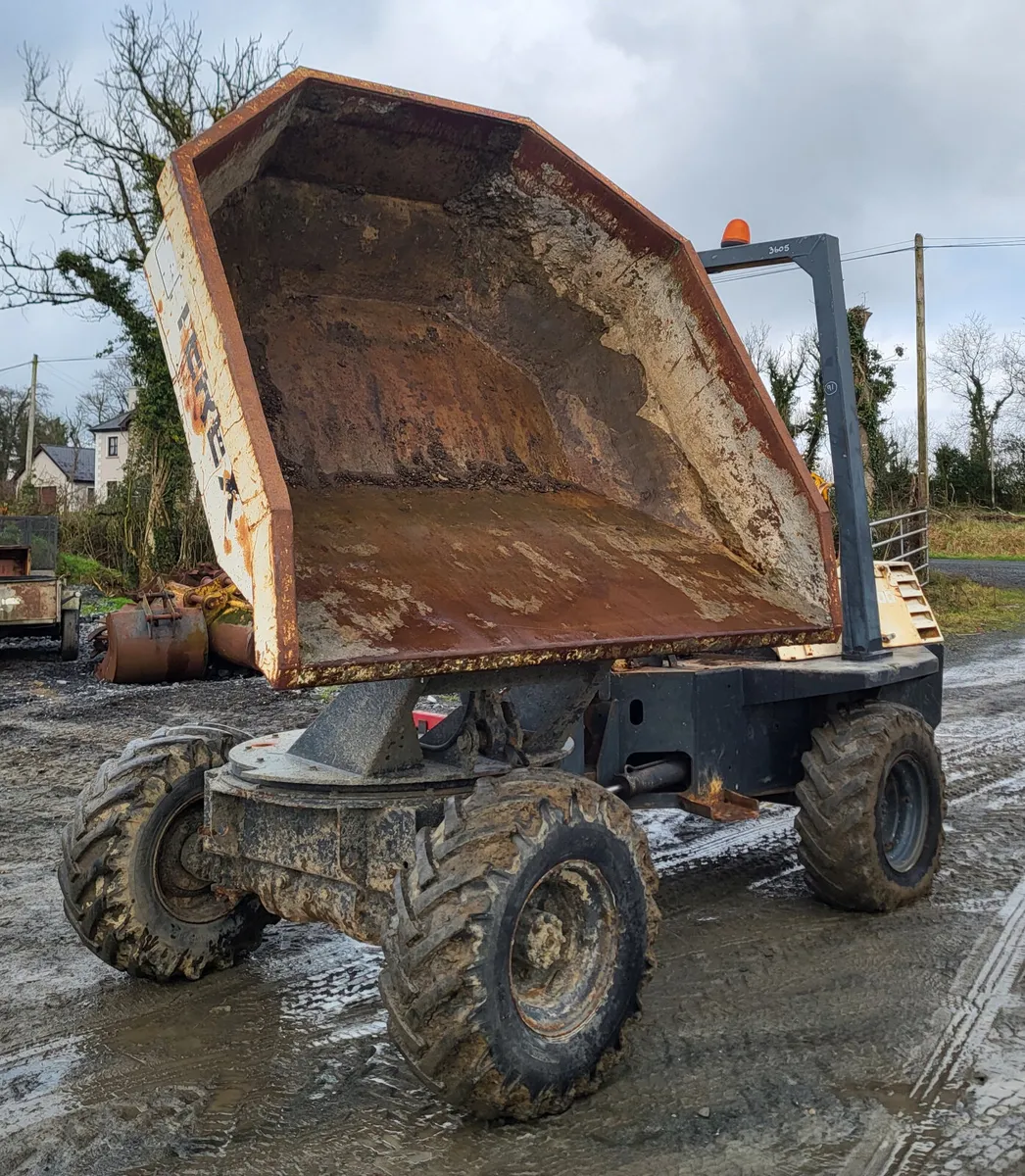 Terex PS3000 3ton swivel dumper - Image 4