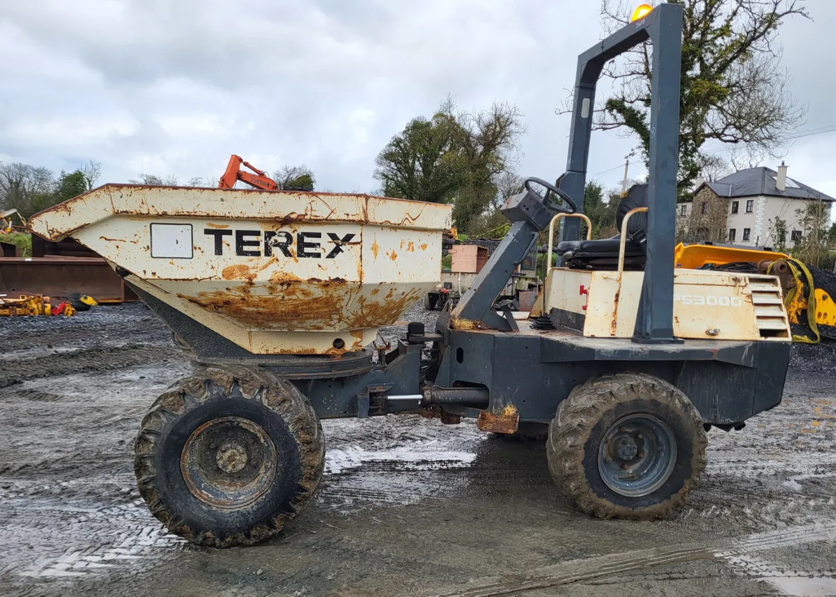 Terex PS3000 3ton swivel dumper - Image 1
