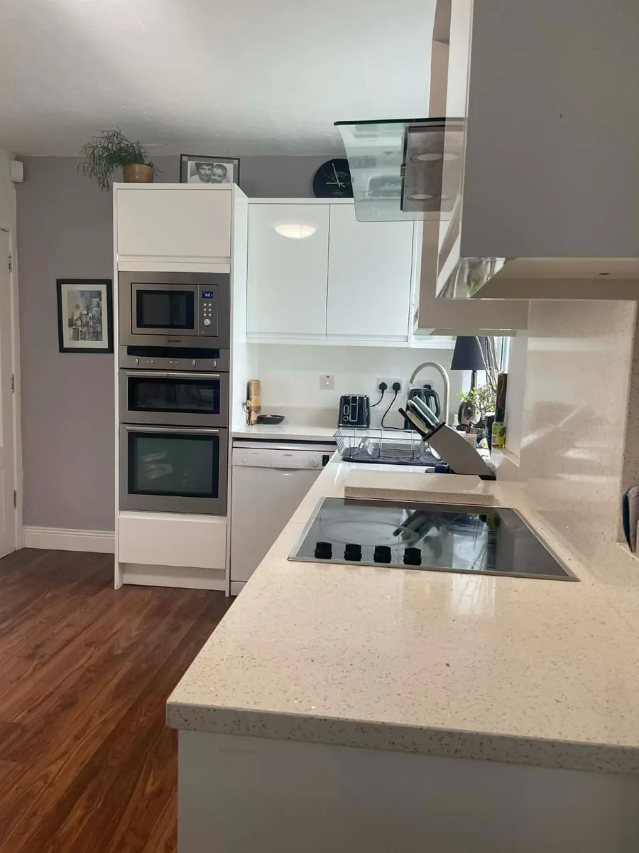 Fitted Kitchen & Island, Quartz Counter Top - Image 1