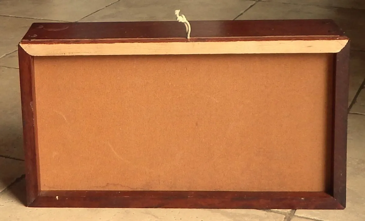 Shadow Box Diorama of Handmade Wooden Yachts - Image 4