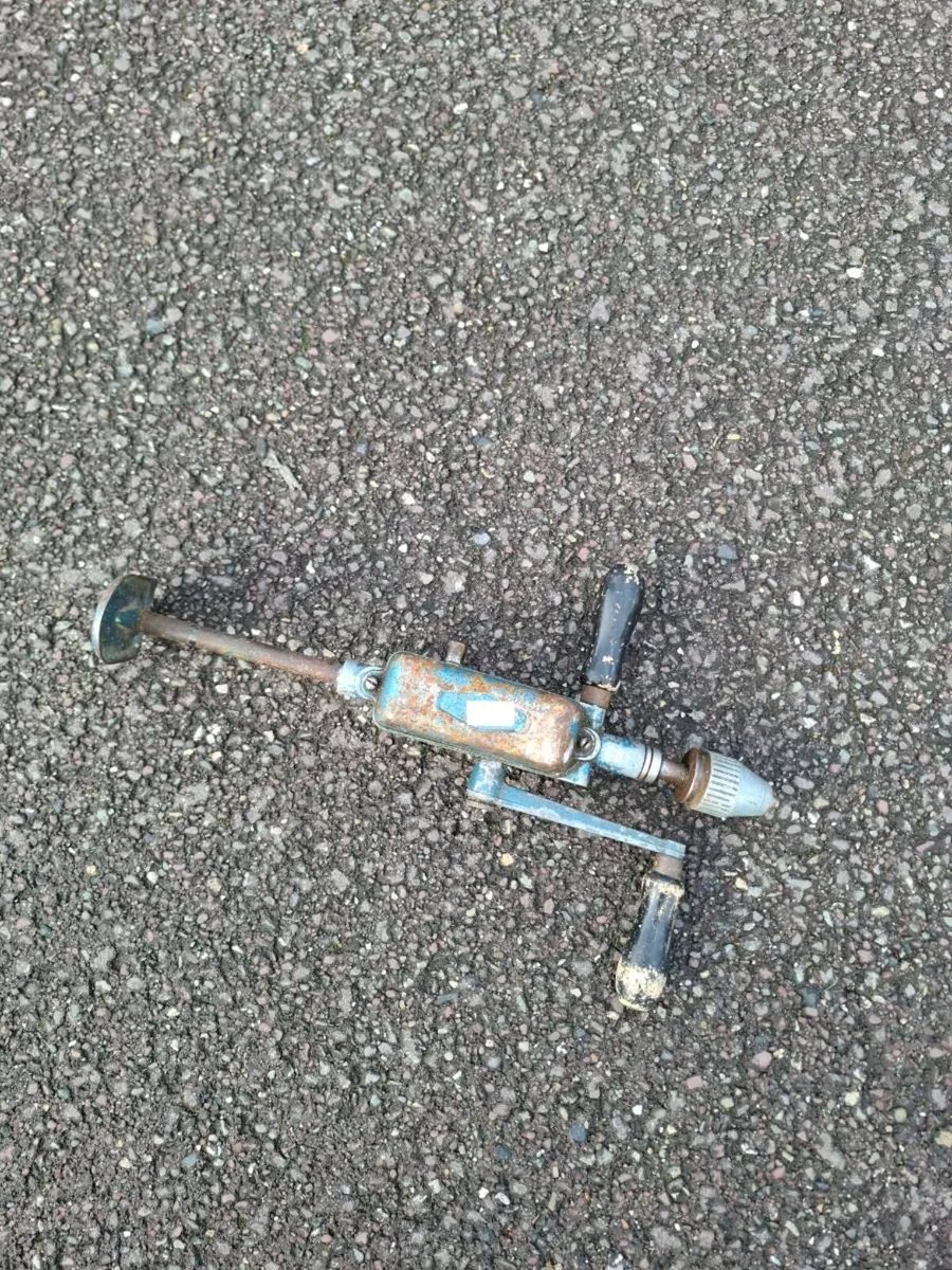 Vintage tool manual drill