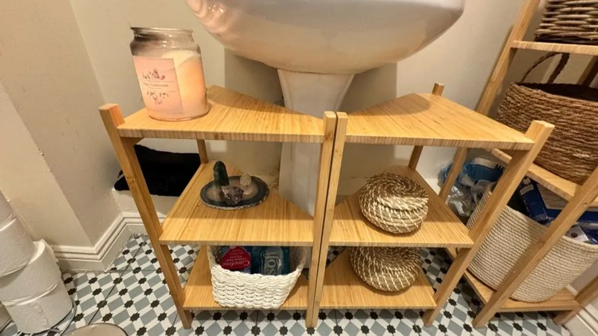 Corner Shelf bamboo - Image 3