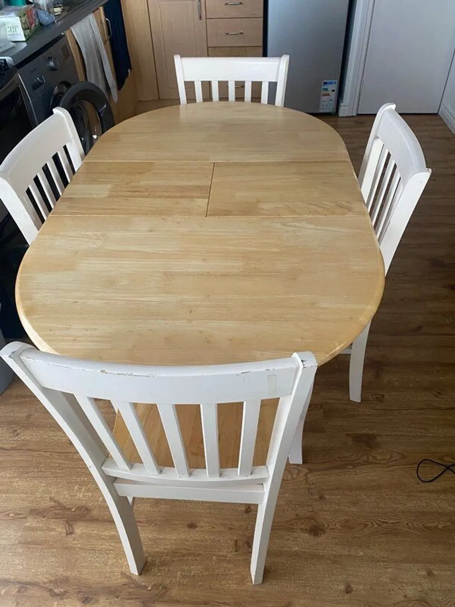Dining Table and 4 Chairs - Image 1