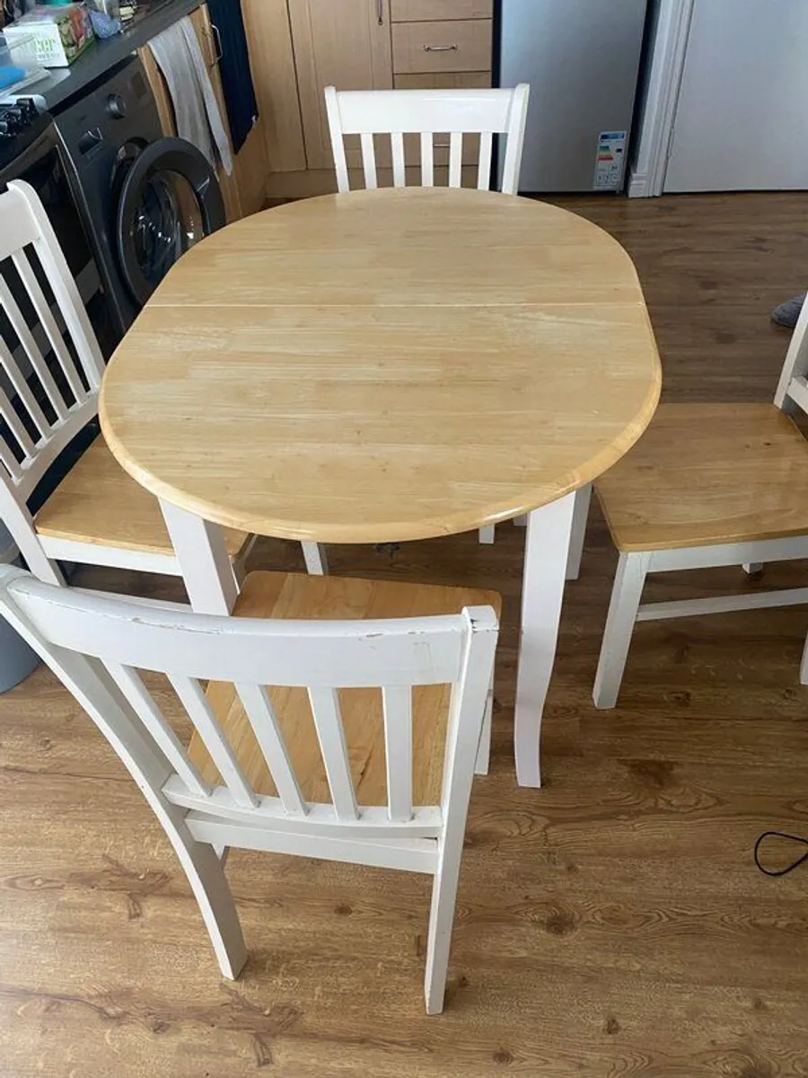 Dining Table and 4 Chairs - Image 4