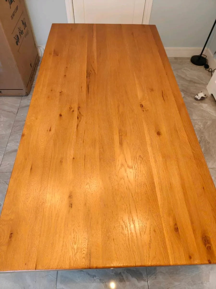 Oak Kitchen Table - Image 4