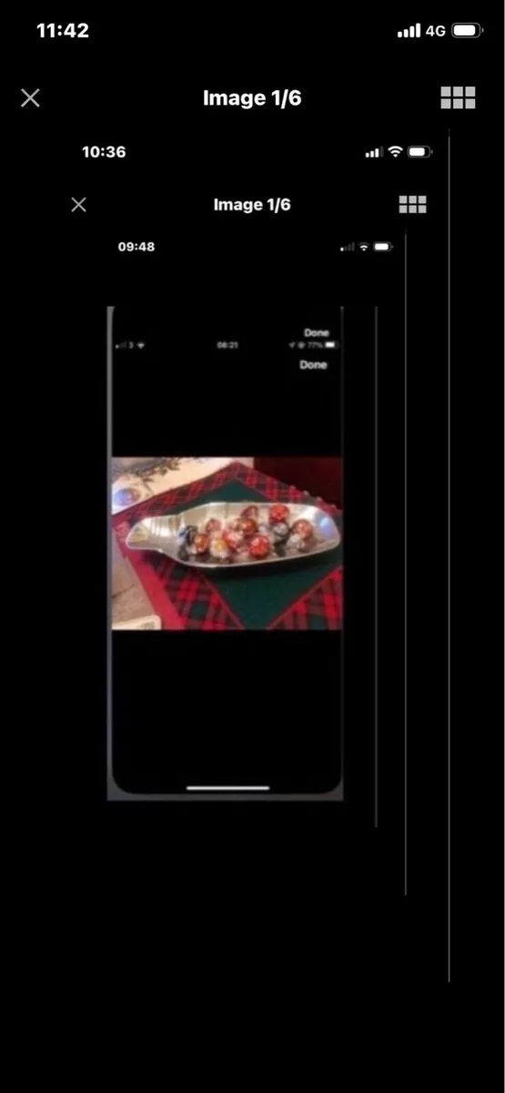 Mariposa Aluminium Serving Tray - Image 1