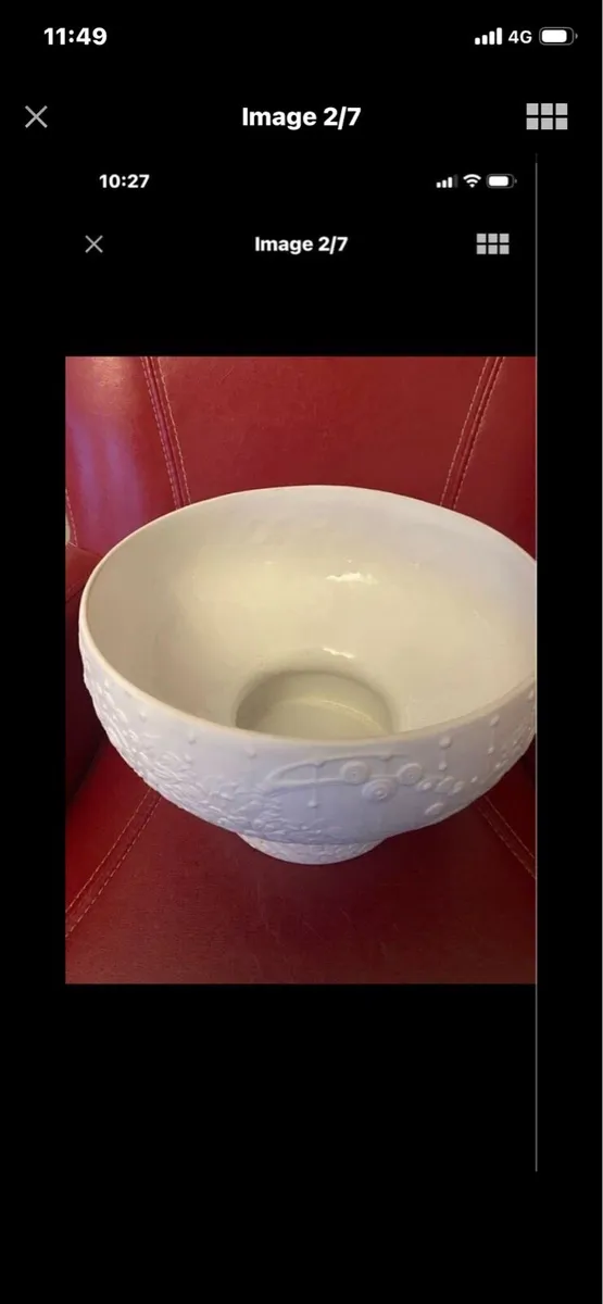 Rare Lladro Large Pastoral Bowl - Image 2