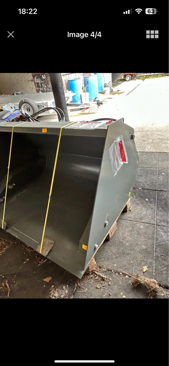 High tip skidsteer bucket unused - Image 3