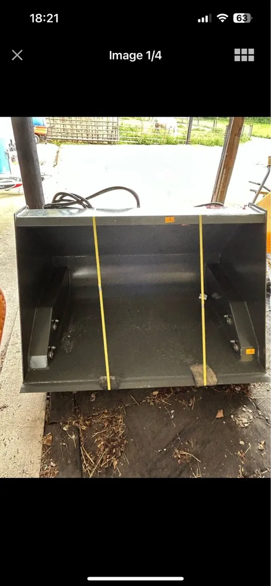 High tip skidsteer bucket unused - Image 4