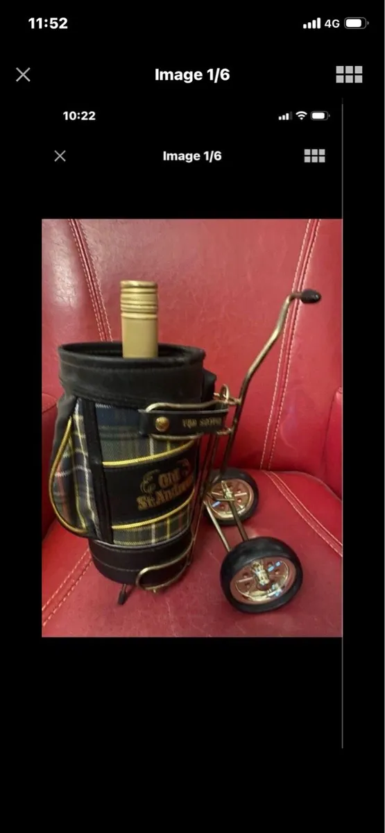 Rare Vintage Old St. Andrews Golf bag Display/ Pri - Image 1