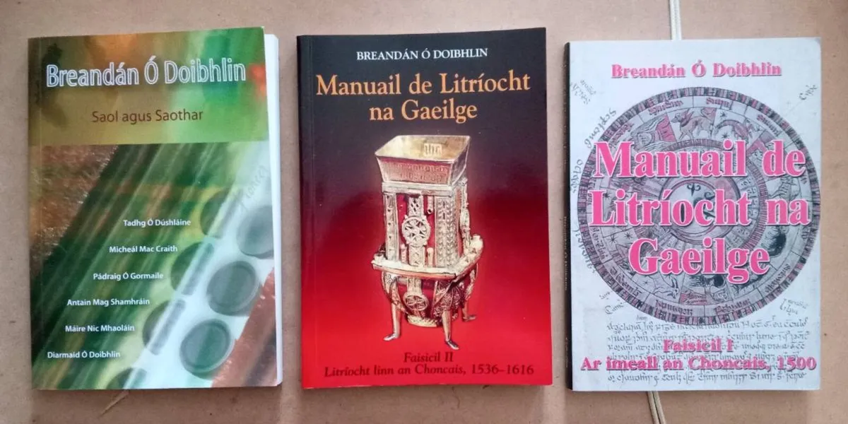 Three Brendan O Doibhlin Irish Books