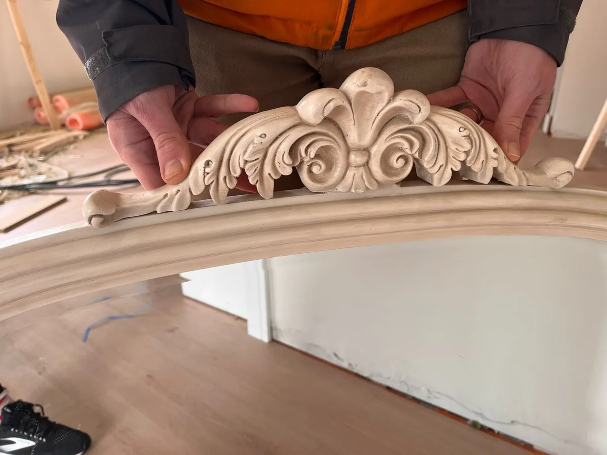 Vintage Mirror over mantle - Image 2