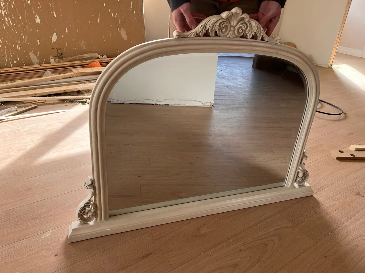 Vintage Mirror over mantle - Image 1