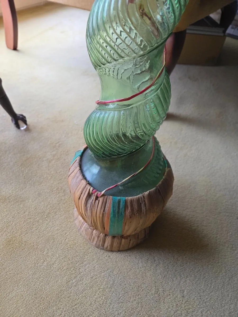 Tall Chianti Bottle - Antique - Image 1