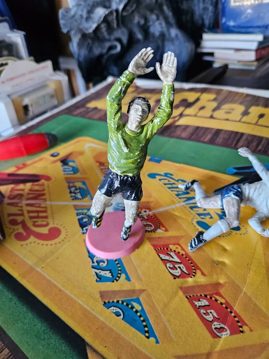 Vintage Retro Charbens Goal Keeper Footballer - Image 1