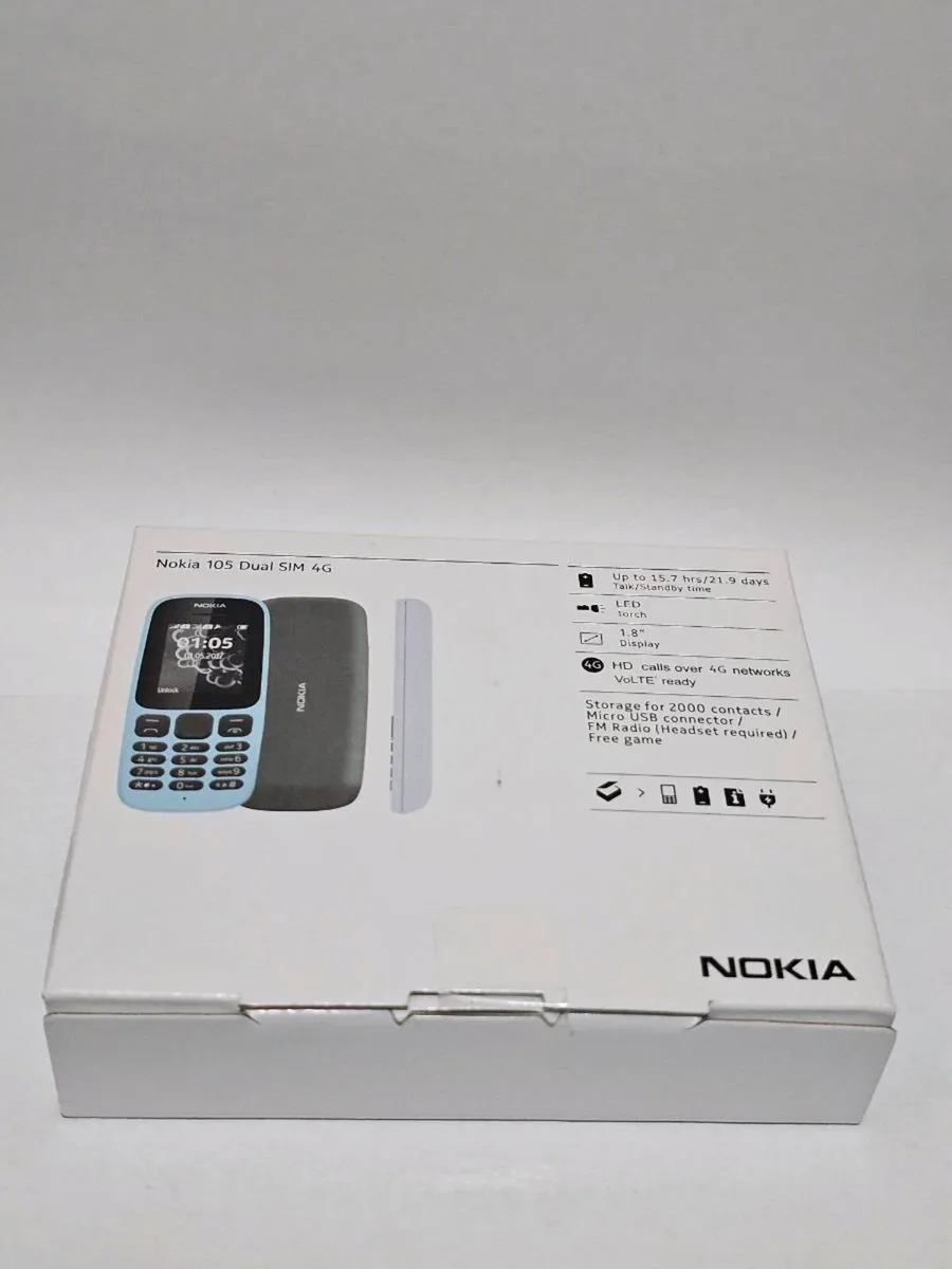 New Latest 4G Mobile Phone Dual SIM-Free Nokia 105 - Image 3