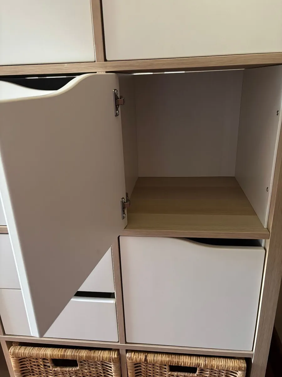 IKEA KALLAX Modular Cabinet 12 Drawers, 6 Doors, 1 - Image 4