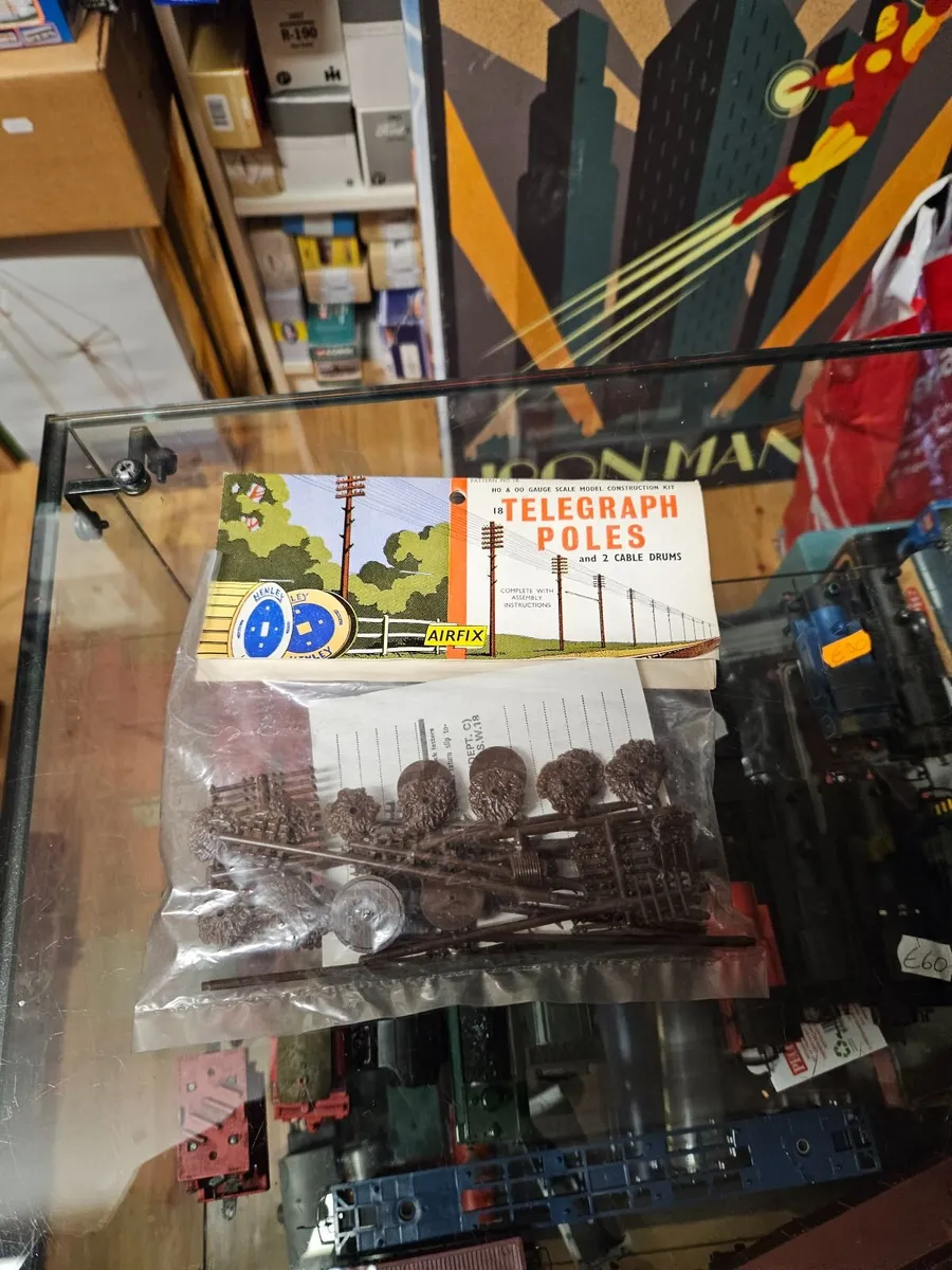 Hornby Airfix OO Gauge Telegraph Poles - Image 2