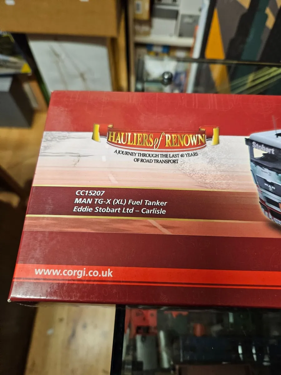 Corgi MAN Tractor Unit and Tanker Trailer Eddie St - Image 1