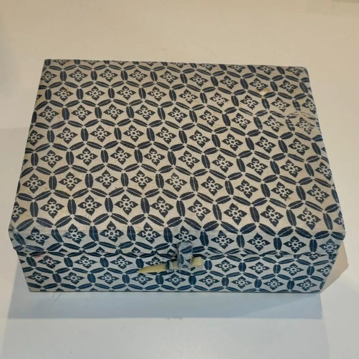 Vintage Mini Chinese Hand-Painted China Tea Saki Set In Box 6 Cups Plate - Image 2