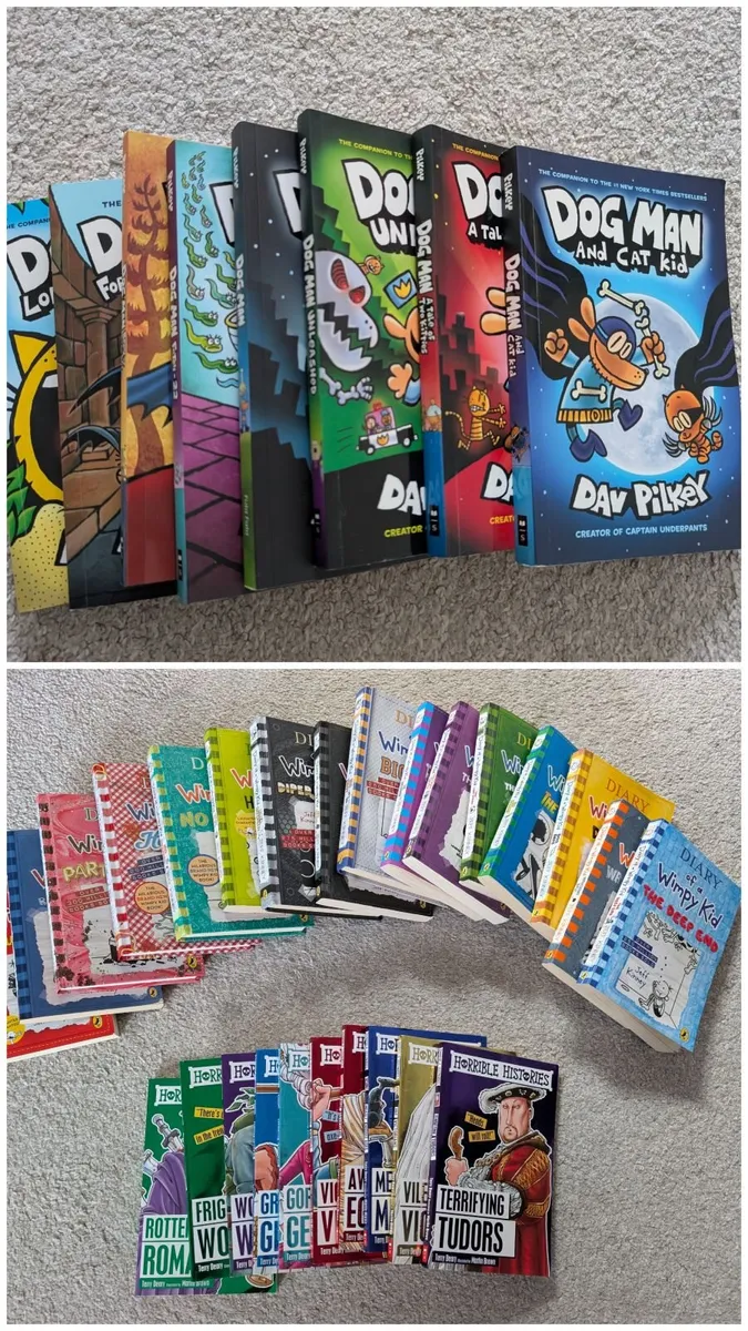 Dog man, dairy's of a wimpy kid ad horrible story - Image 1