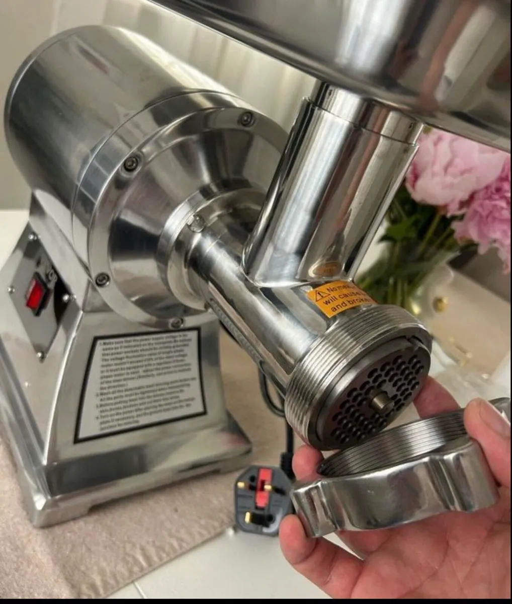 220v Meat grinder 1100wStainless Steel Meat mincer - Image 2