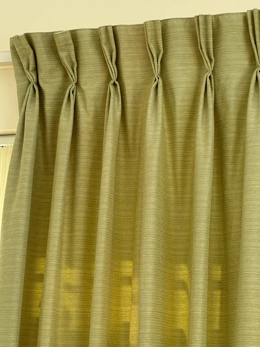 Sage Green Curtains - Image 1