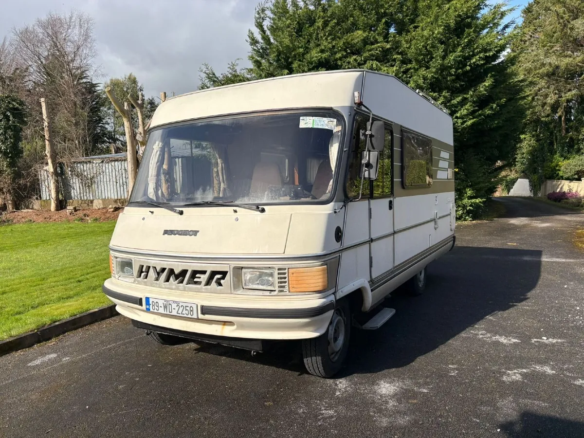 Vintage Hymer 1989 camper - Image 1
