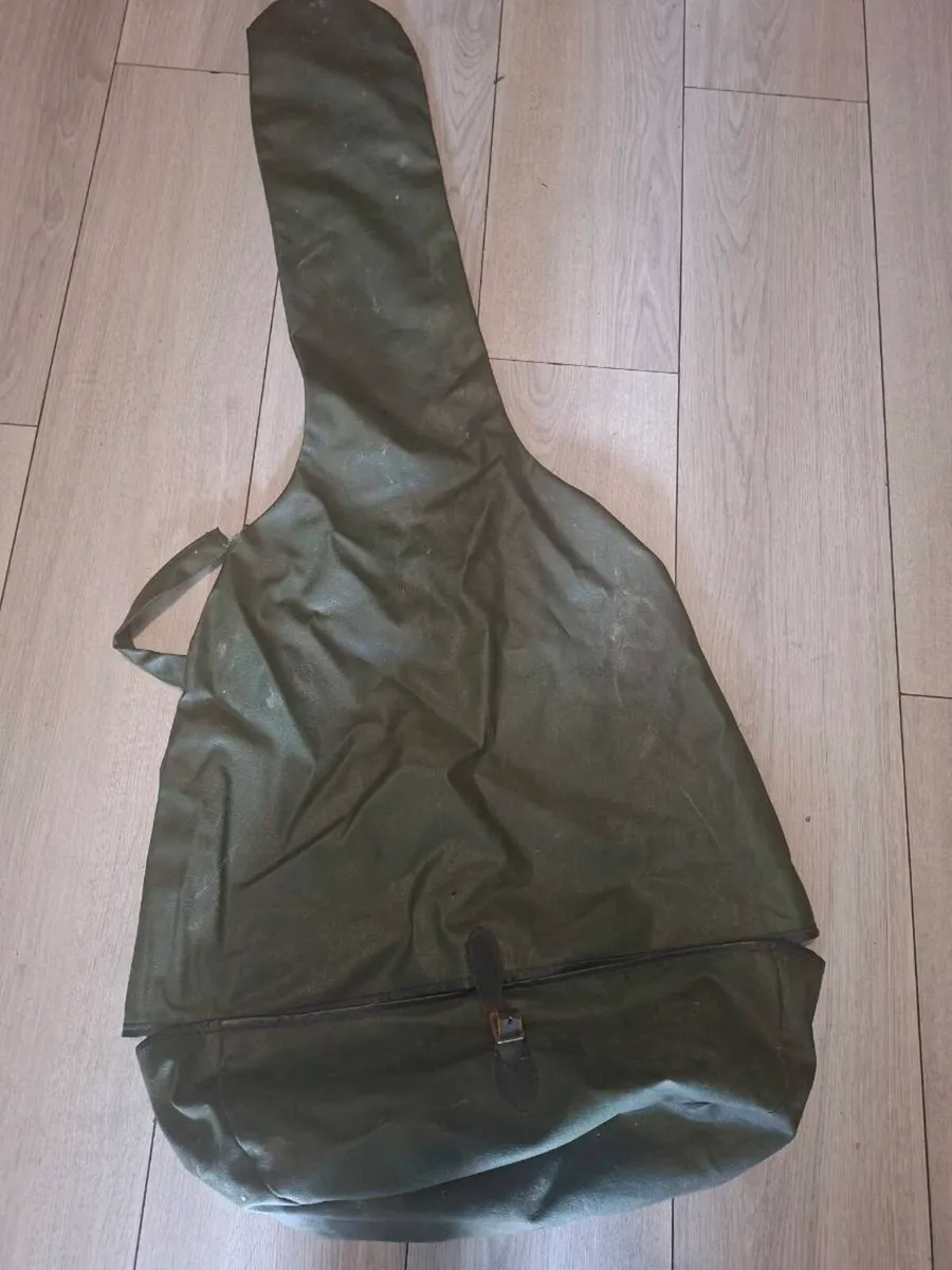 Vintage Classical guitar leather gigbag - Image 1
