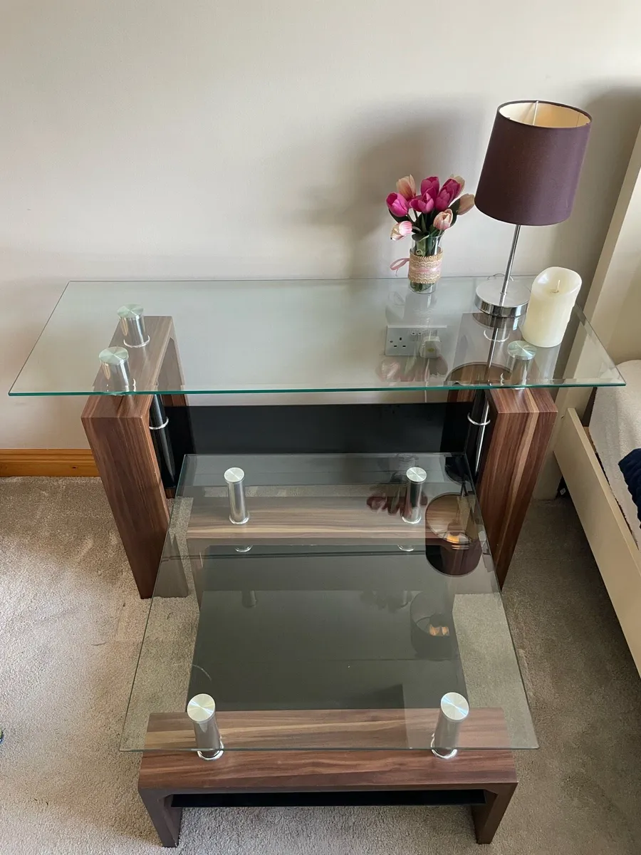 Glass Coffee and Side tables - Image 1