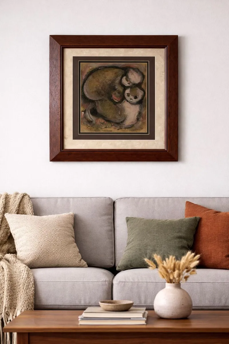 Signed Frans Claerhout Original – Framed Artwork - Image 1