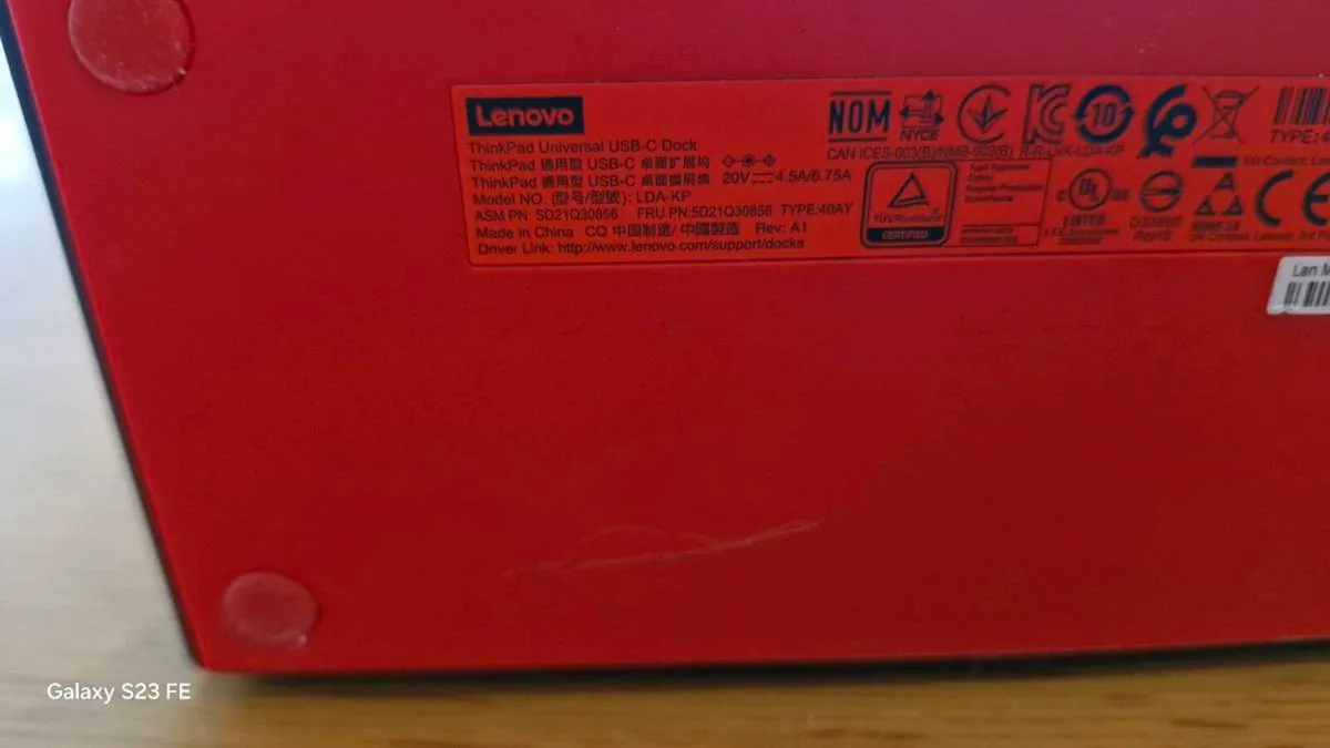 Lenovo docking station - Image 3