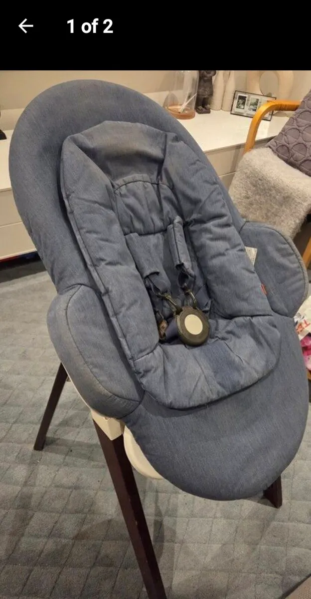 Stokke steps bouncer and high chair - Image 1