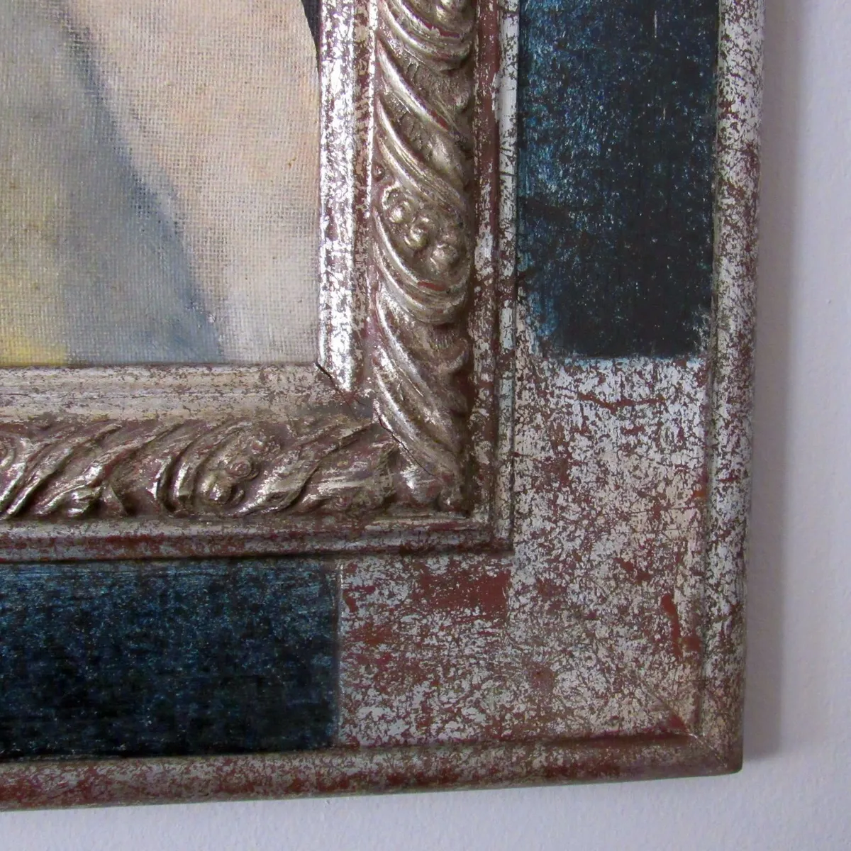 Original Acrylic Nude Study – Antique Decorative - Image 2