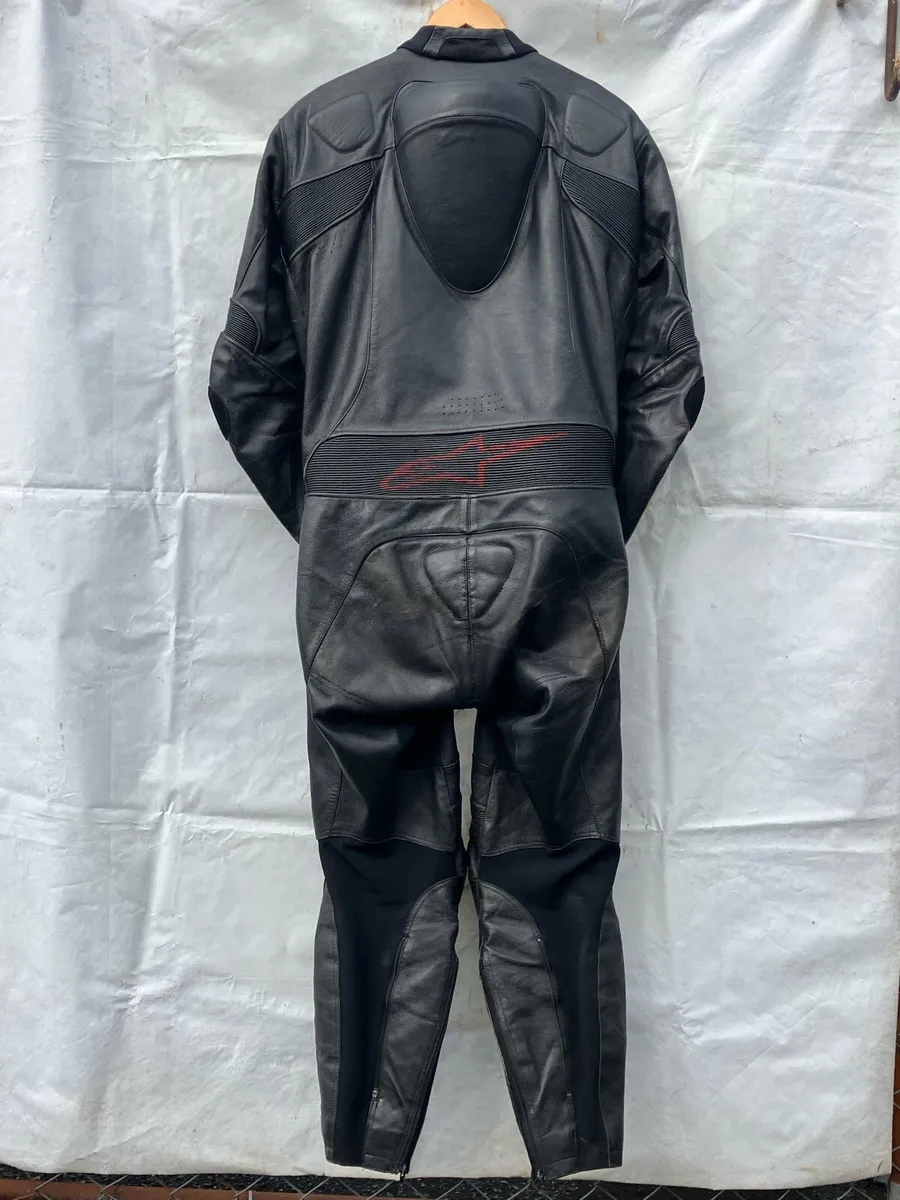 Alpinestars Mens One Piece Leather Motorcycle Suit - Image 2