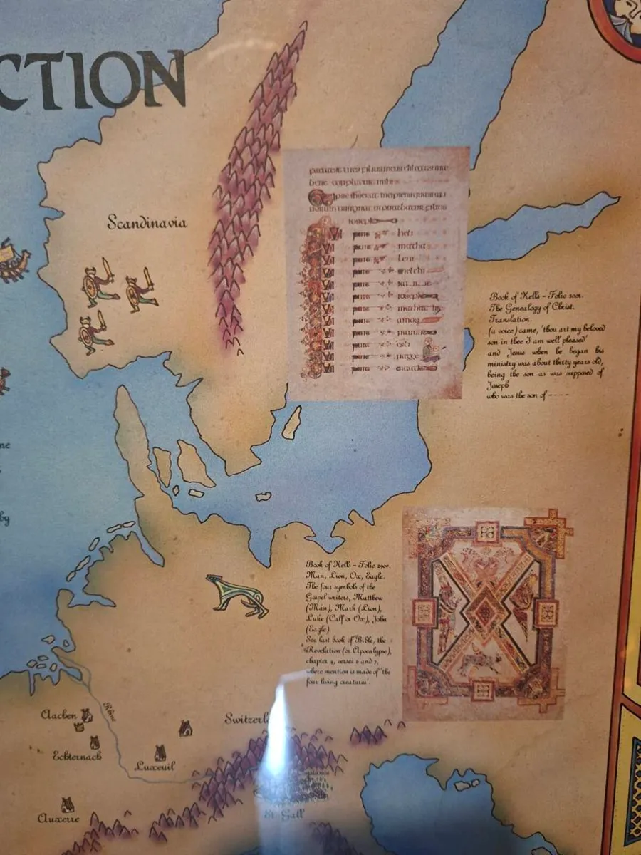 Vintage Kells Collection framed picture - Image 2