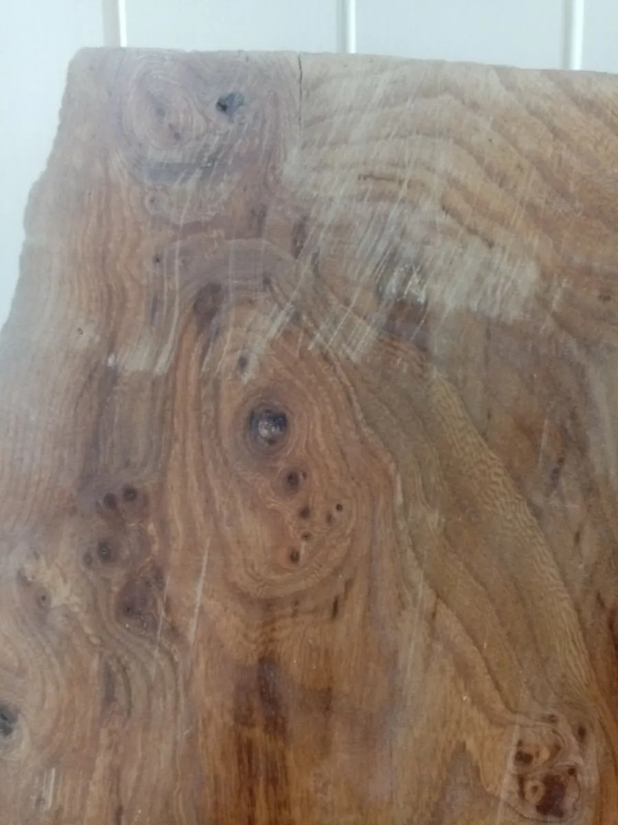 RUSTIC PLANK BURR TIMBER WOOD TABLE TOP - Image 3