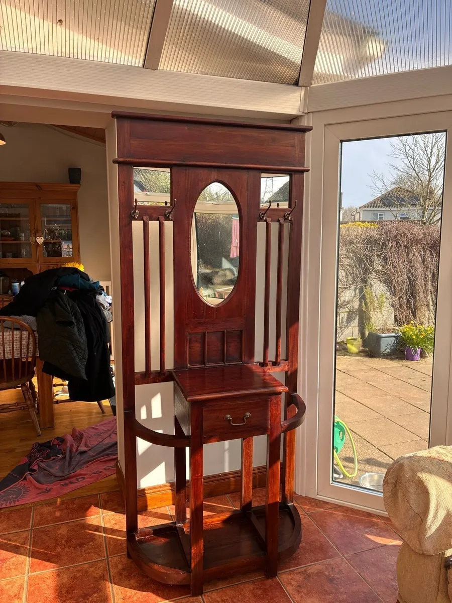 Mahogany Hallway Stand - Image 1