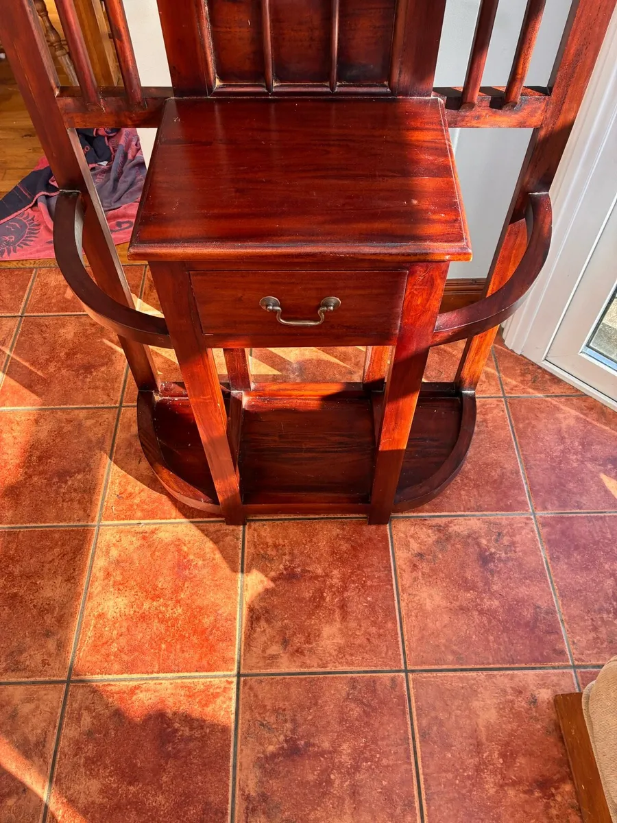 Mahogany Hallway Stand - Image 2