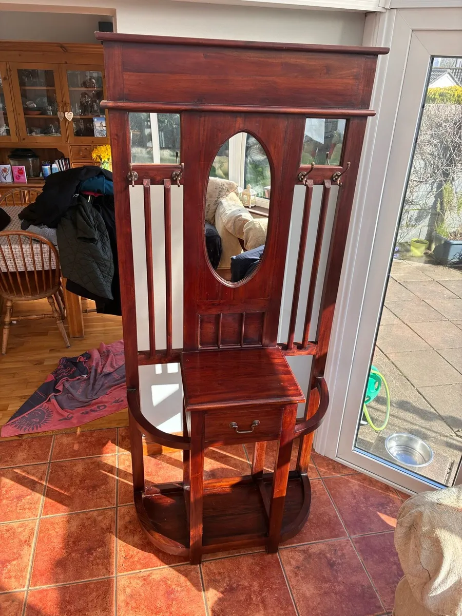 Mahogany Hallway Stand - Image 3